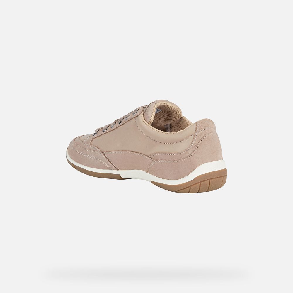 Basket Geox D Aglaia - Beige Foncé - Femme 184360-ZST